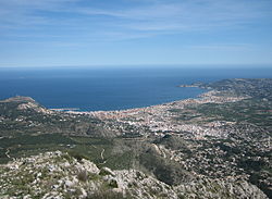 Jávea desde el Montgó